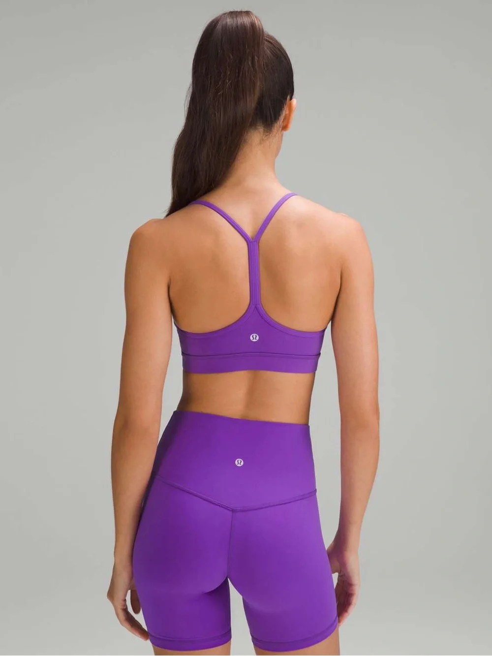 Lululemon Flow Y Nulu Bra in Purple